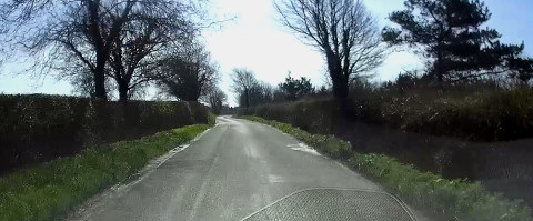 Typical UK country road