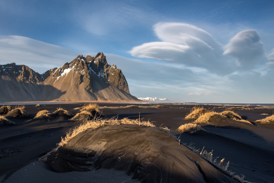 Lenticular clouds in Iceland