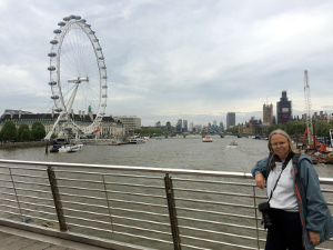 Me with London Eye in the background